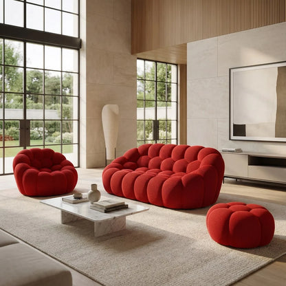 Canapé Bubble Rouge 2 places