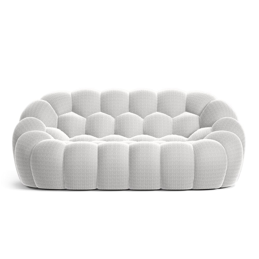 Canapé Bubble Gris Perle 2 Places