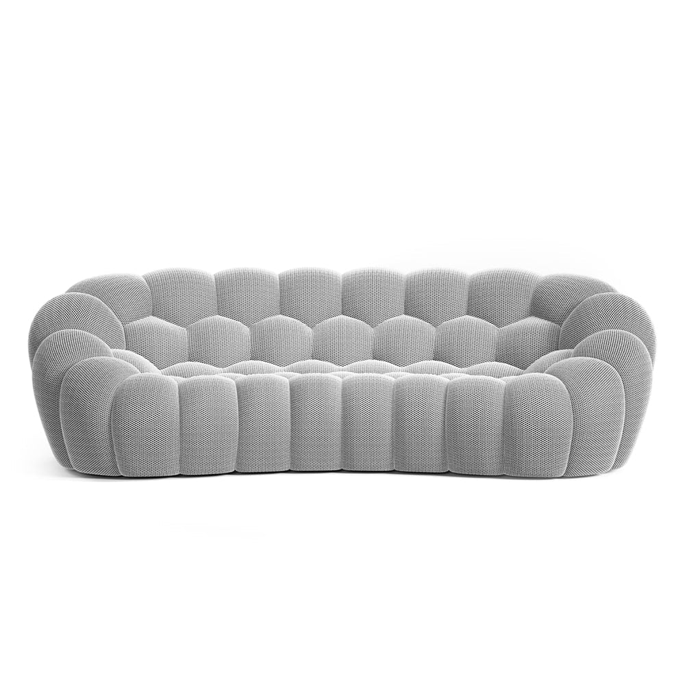 Canapé Bubble Gris perle 3-4 places