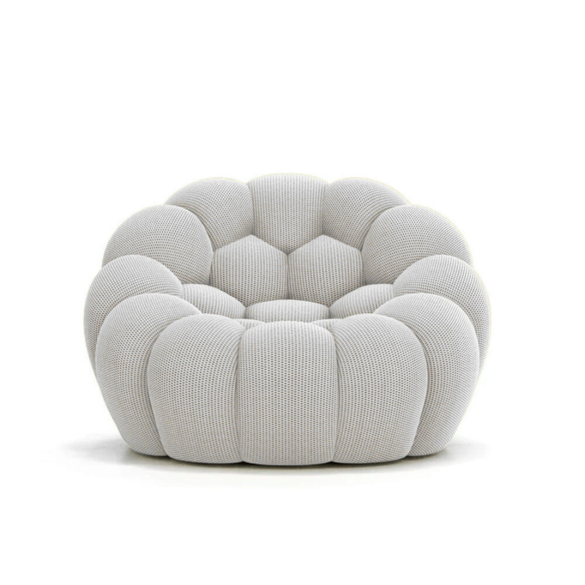 Fauteuil Bubble Gris Perle