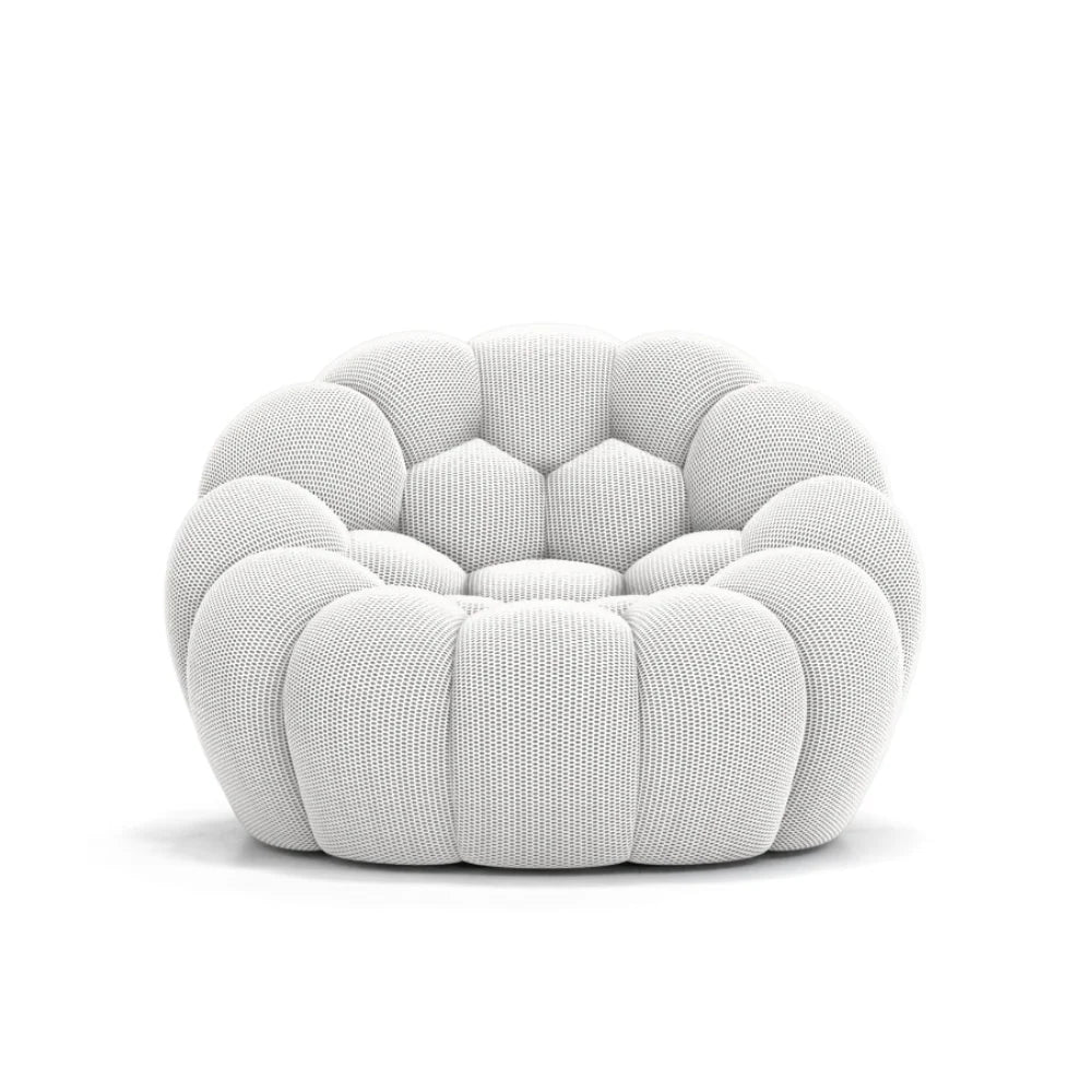 Fauteuil Bubble Gris Perle