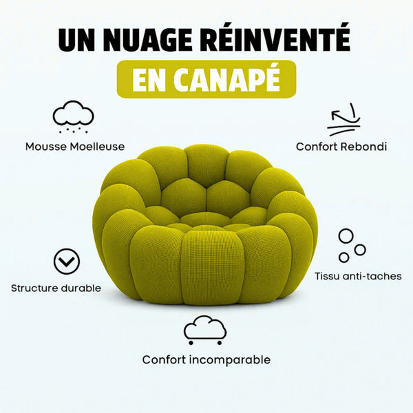 Fauteuil Bubble Jaune