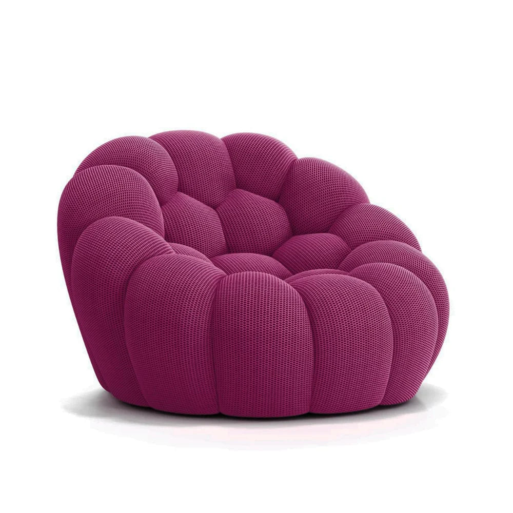 Fauteuil Bubble Framboise