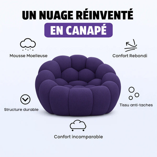 Fauteuil Bubble Violet