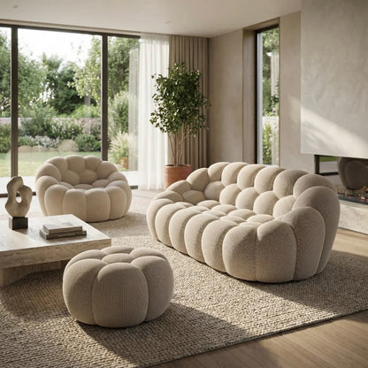 Canapé Bubble Beige 2 places