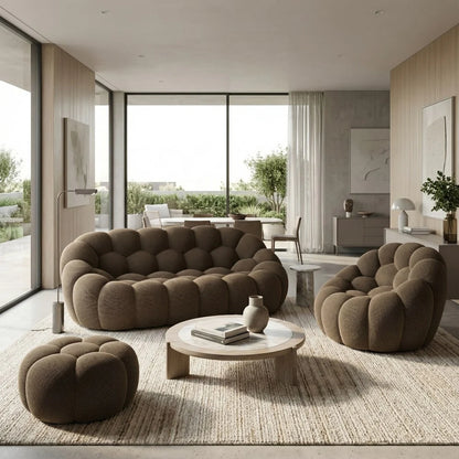 Canapé Bubble Marron 2 places