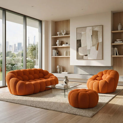 Canapé Bubble Orange 2 Places