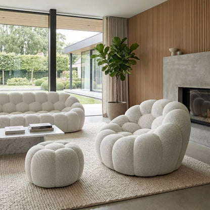 Fauteuil Bubble Gris Perle