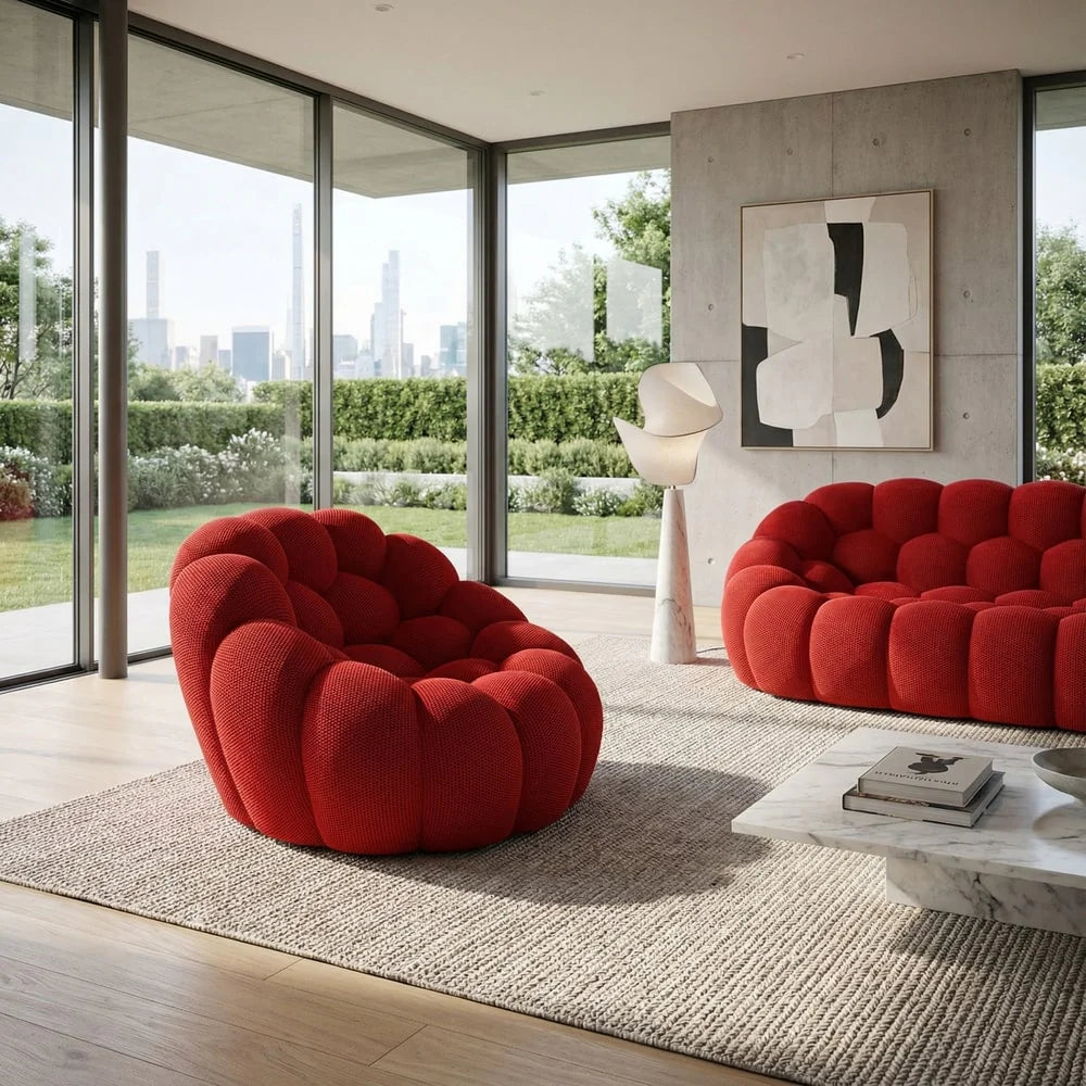 Fauteuil Bubble Rouge